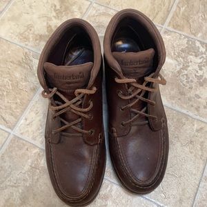 Leather Timberland Vintage Women’s Boots (8)